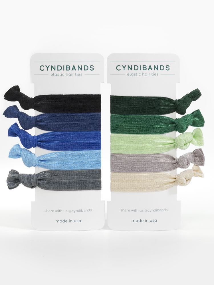 Cool Colors solid no dent hair ties at