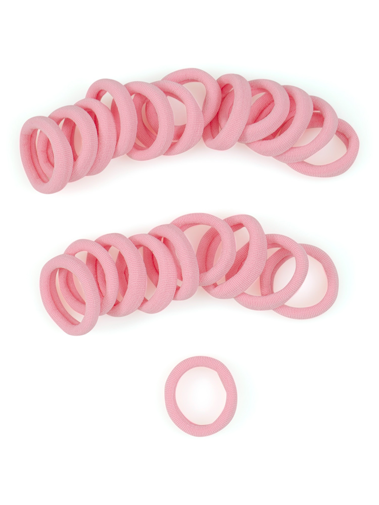 Light Pink Small Gentle Seamless Hair Ties at 