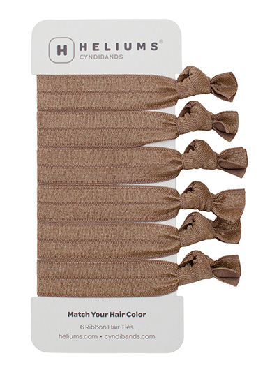 match your hair color knotted elastics