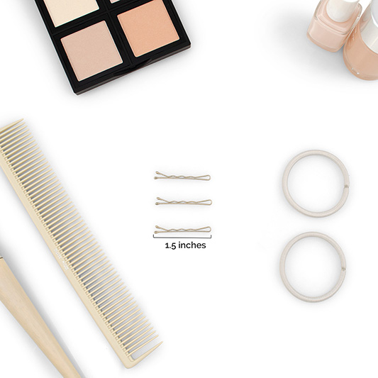 Ash Blonde small 1.5 inch bobby pins at