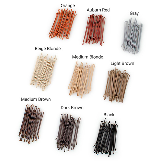 bobby pins for light brown hair