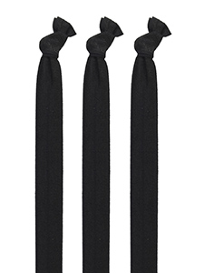 Black LicoriceBlack Elastic Headbands