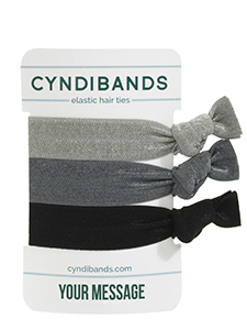 personalized packs with hair ties